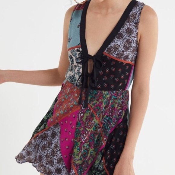 Urban Outfitters Pants - Urban Outfitters Boho Patch Romper NWOT